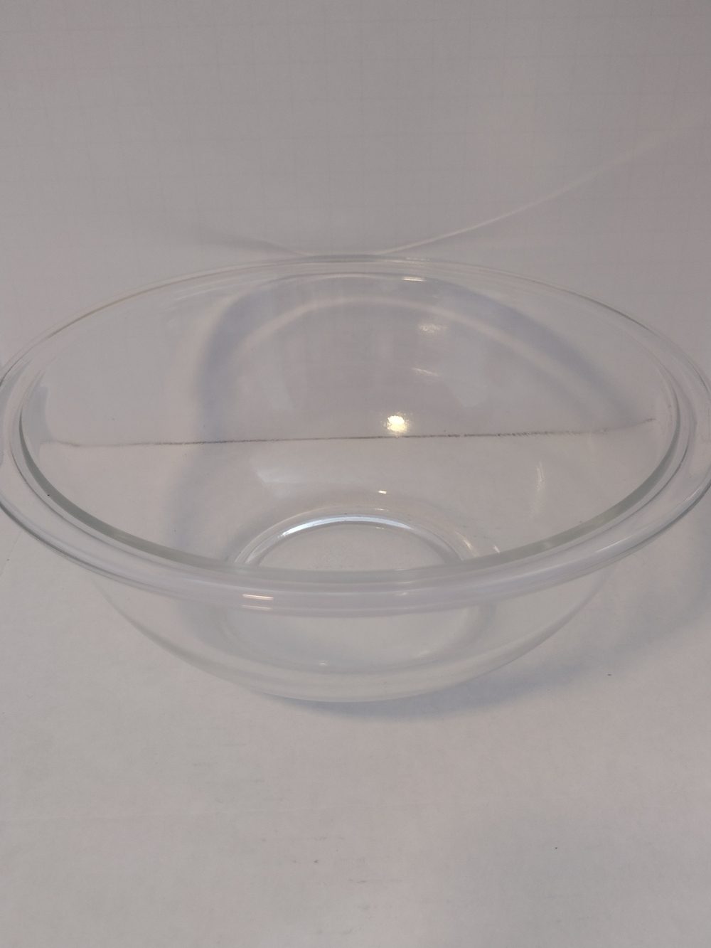 Pyrex Clear Glass Mixing Bowl - Large Transparent Bowl